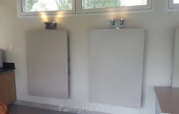 Sistema de mesas rebatibles para hasta 35 comensales