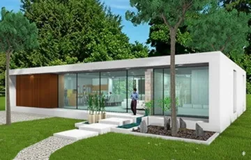 Quincho moderno en General Rodríguez con diseño racionalista